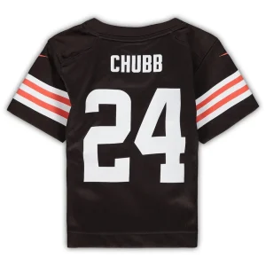 Nick chubb cleveland browns nike infant game jersey Brown 24 MO