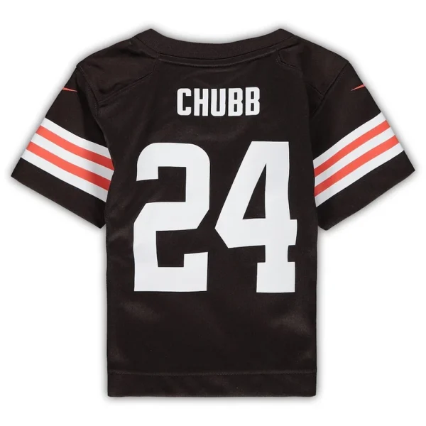 Nick chubb cleveland browns nike infant game jersey Brown 24 MO