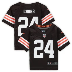 Nick chubb cleveland browns nike infant game jersey Brown