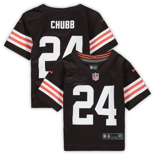 Nick chubb cleveland browns nike infant game jersey Brown