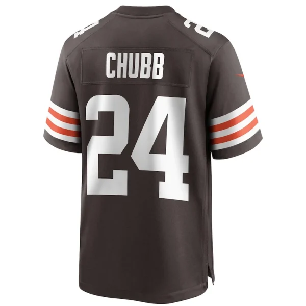 Nick chubb cleveland browns nike player game jersey Brown L