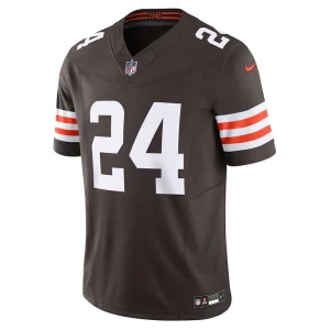 Nick chubb cleveland browns nike vapor f.u.s.e. limited jersey Brown M
