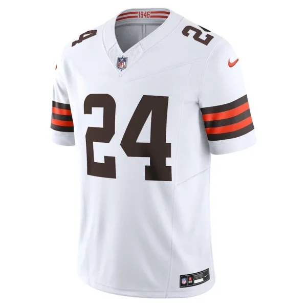 Nick chubb cleveland browns nike vapor f.u.s.e. limited jersey White M