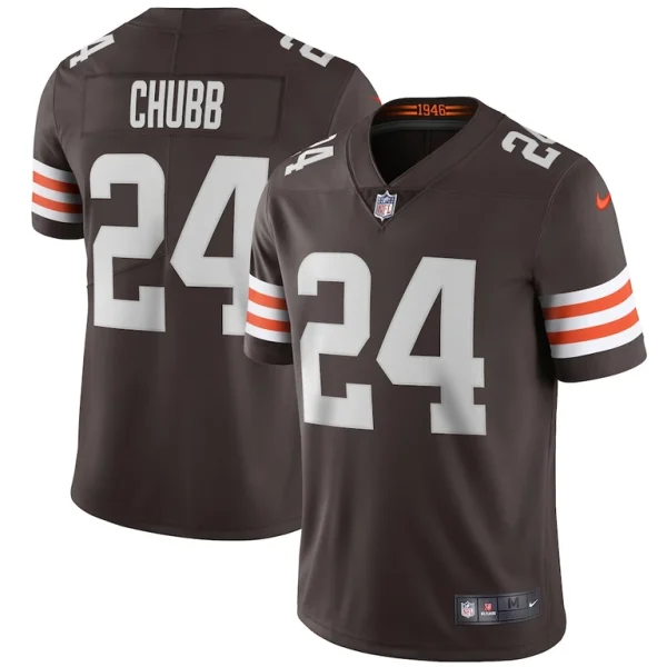 Nick chubb cleveland browns nike vapor limited jersey Brown