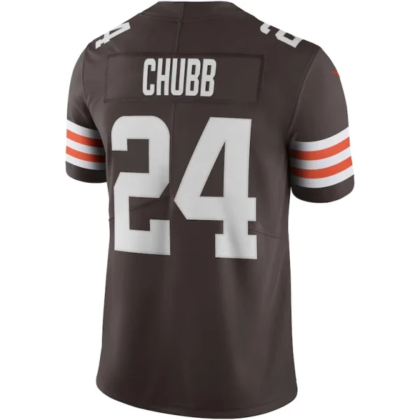 Nick chubb cleveland browns nike vapor limited jersey Brown L
