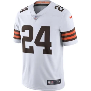 Nick chubb cleveland browns nike vapor limited jersey White M