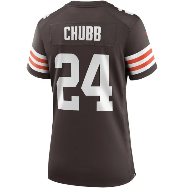Nick chubb cleveland browns nike womens game jersey Brown L