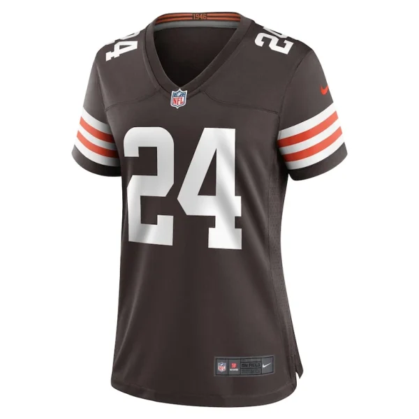 Nick chubb cleveland browns nike womens team game jersey Brown M