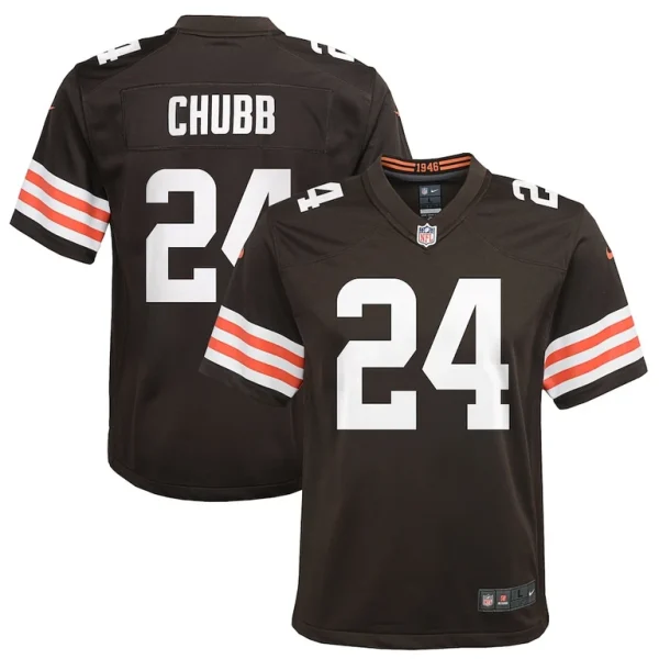 Nick chubb cleveland browns nike youth game jersey Brown