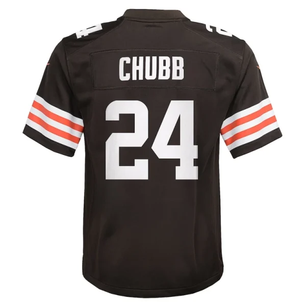 Nick chubb cleveland browns nike youth game jersey Brown Yth L