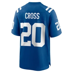 Nick cross indianapolis colts nike player game jersey Royal L