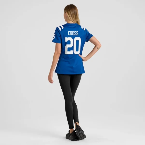Nick cross indianapolis colts nike womens player game jersey Royal 2XL