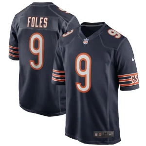 Nick foles chicago bears nike game player jersey Navy