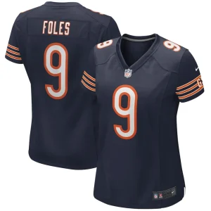 Nick foles chicago bears nike womens game jersey Navy