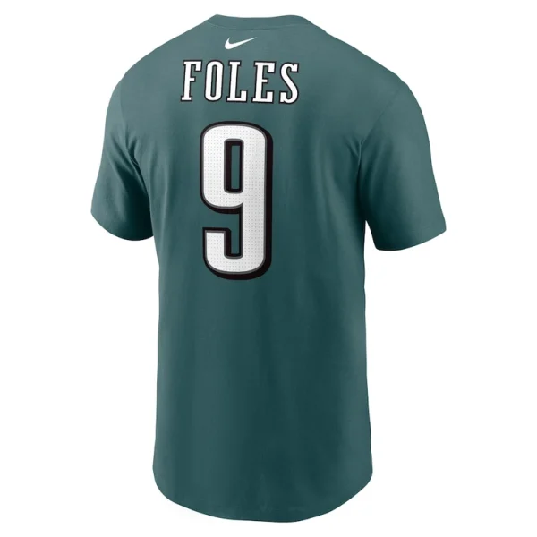 Nick foles philadelphia eagles nike retired player name number t shirt Midnight green L