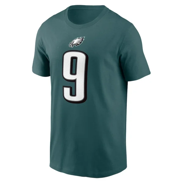 Nick foles philadelphia eagles nike retired player name number t shirt Midnight green M