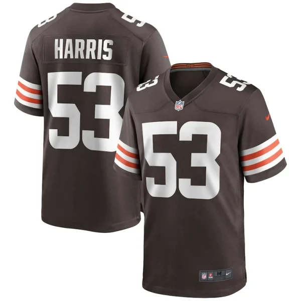 Nick harris cleveland browns nike game jersey Brown