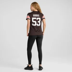 Nick harris cleveland browns nike womens game jersey Brown 2XL