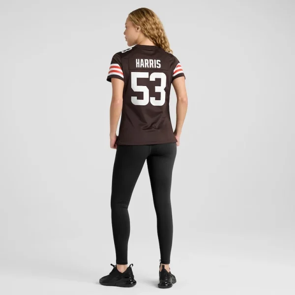 Nick harris cleveland browns nike womens game jersey Brown 2XL