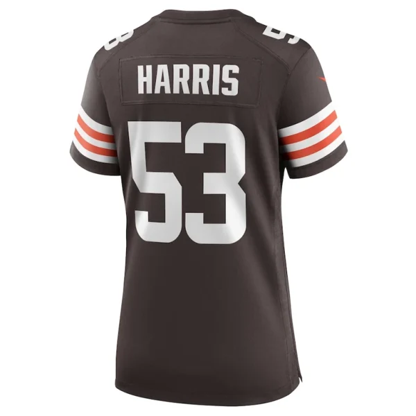 Nick harris cleveland browns nike womens game jersey Brown L