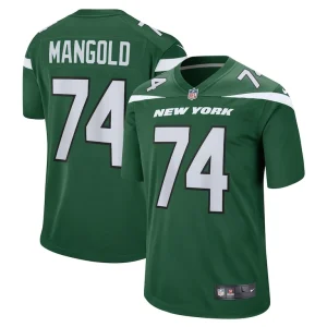 Nick mangold new york jets nike retired player jersey Gotham green