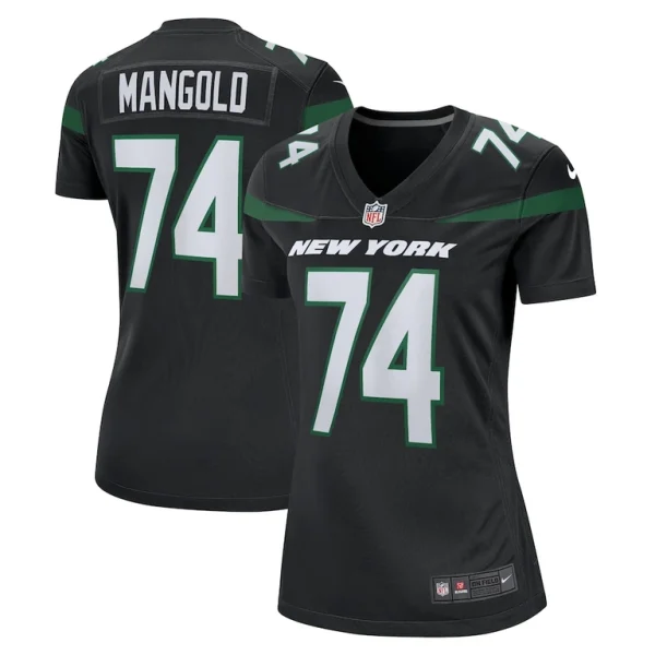 Nick mangold new york jets nike womens retired player jersey Black