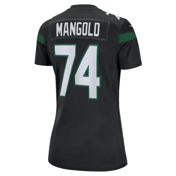 Nick mangold new york jets nike womens retired player jersey Black L