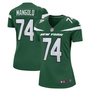 Nick mangold new york jets nike womens retired player jersey Gotham green