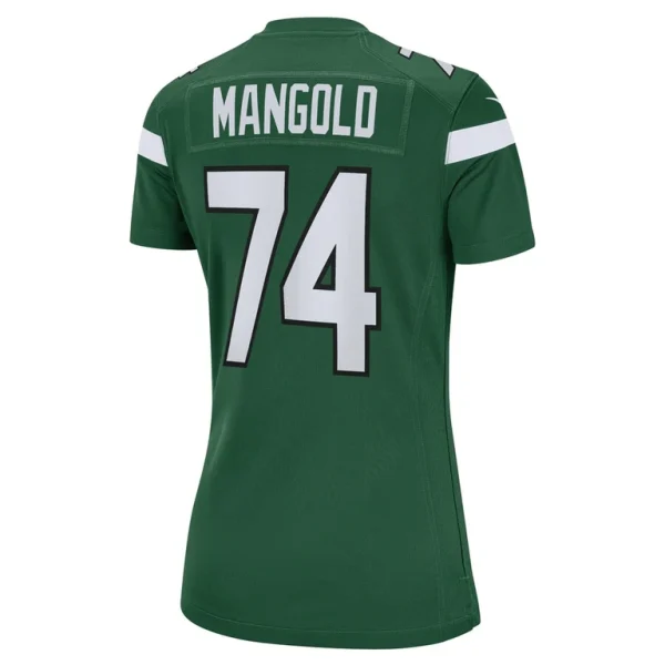 Nick mangold new york jets nike womens retired player jersey Gotham green L