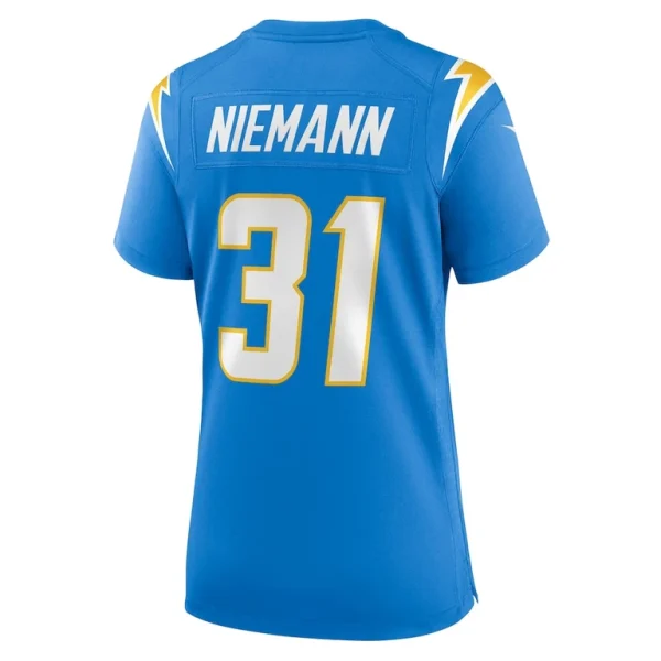 Nick niemann los angeles chargers nike womens game player jersey Powder blue L