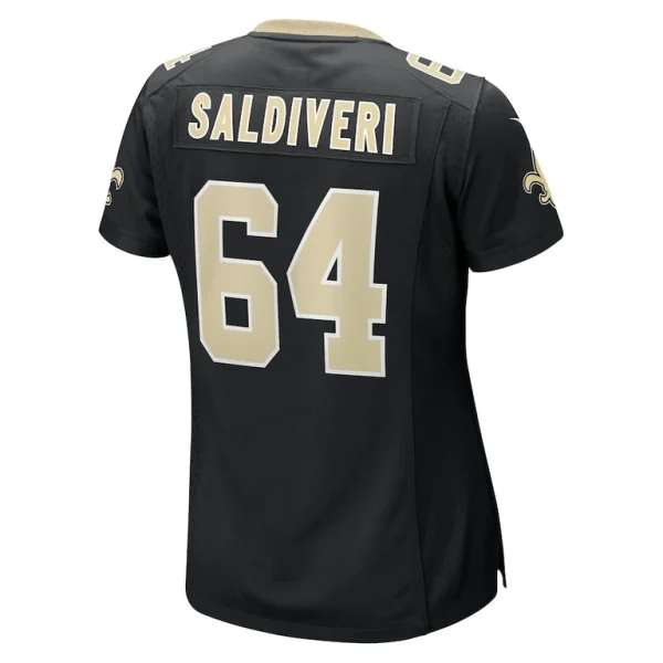 Nick saldiveri new orleans saints nike womens team game jersey Black L