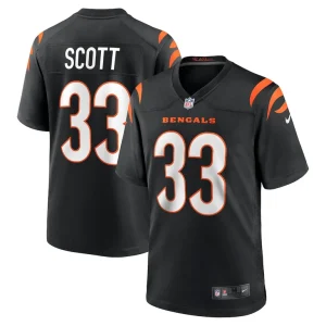 Nick scott cincinnati bengals nike game player jersey Black