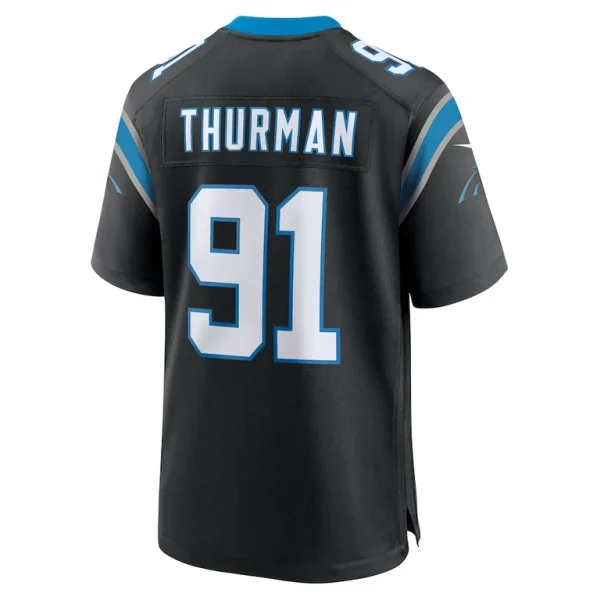 Nick thurman carolina panthers nike team game jersey Black L