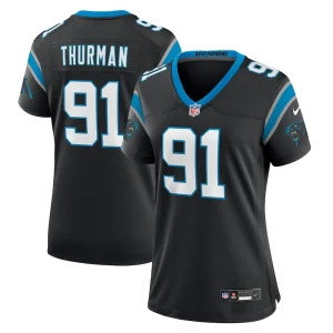 Nick thurman carolina panthers nike womens team game jersey Black