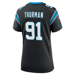Nick thurman carolina panthers nike womens team game jersey Black L