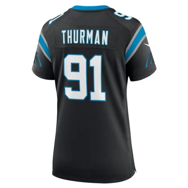Nick thurman carolina panthers nike womens team game jersey Black L