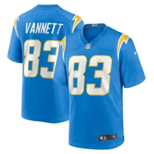Nick vannett los angeles chargers nike team game jersey Powder blue