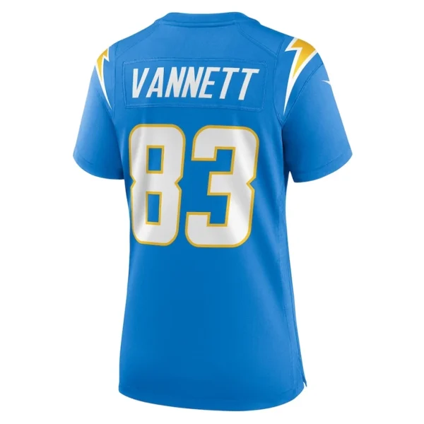 Nick vannett los angeles chargers nike womens team game jersey Powder blue L