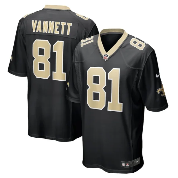 Nick vannett new orleans saints nike game jersey Black