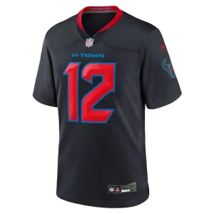 Nico collins houston texans nike 2nd alternate game jersey Navy M