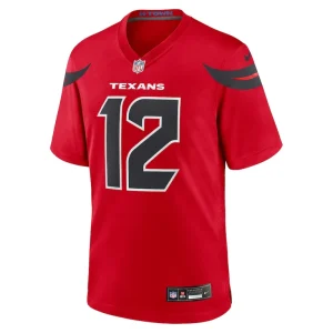 Nico collins houston texans nike alternate game jersey Red M