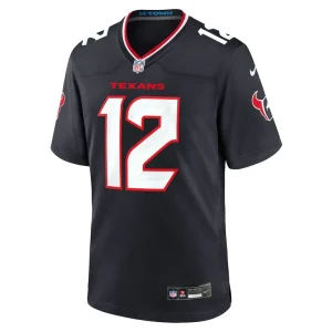 Nico collins houston texans nike game jersey Navy M