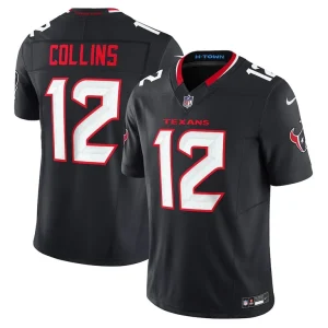 Nico collins houston texans nike team vapor f.u.s.e. limited jersey Navy