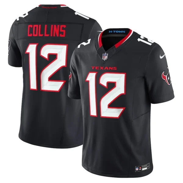 Nico collins houston texans nike team vapor f.u.s.e. limited jersey Navy