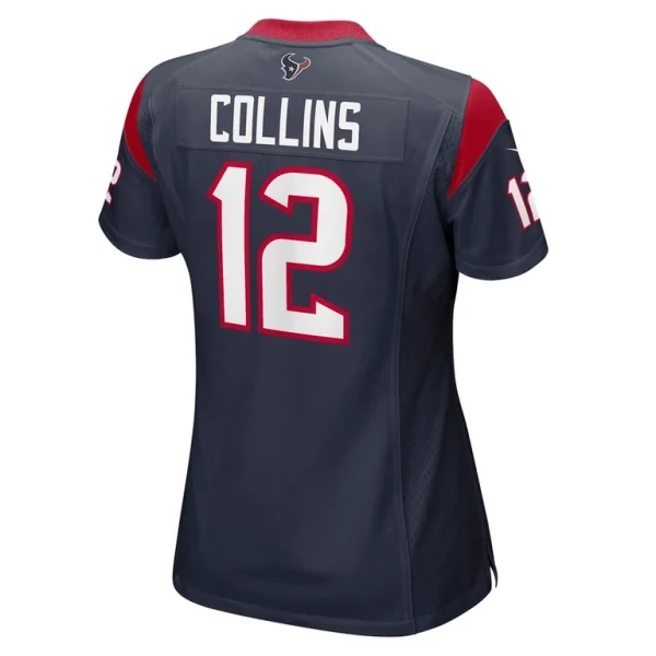 Nico collins houston texans nike womens game jersey Navy L