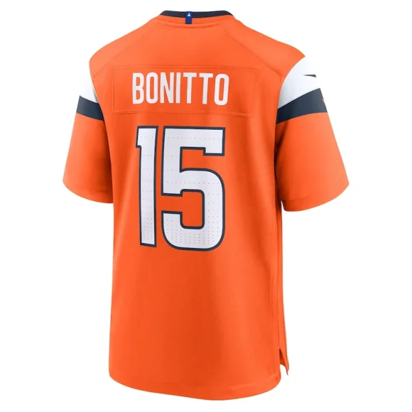 Nik bonitto denver broncos nike team game jersey Orange L