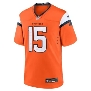 Nik bonitto denver broncos nike team game jersey Orange M