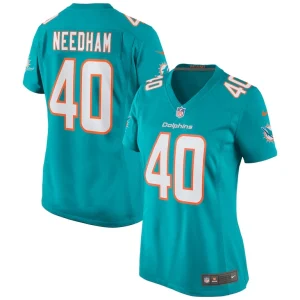 Nik needham miami dolphins nike womens game jersey Aqua