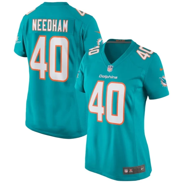 Nik needham miami dolphins nike womens game jersey Aqua