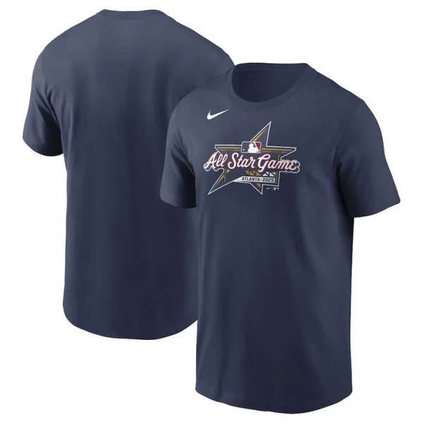 Nike 2025 mlb all star game logo t shirt Navy